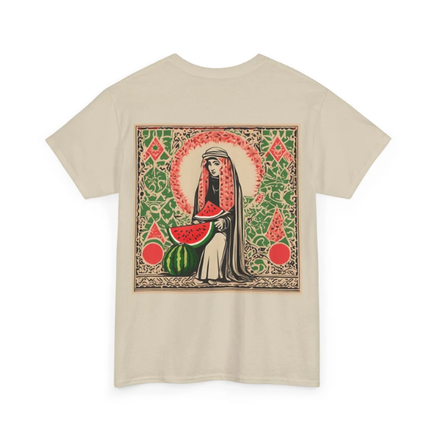 Palestine, Watermelon, Free Palestine, Traditional, Custom, Resist, T shirt, Cotton