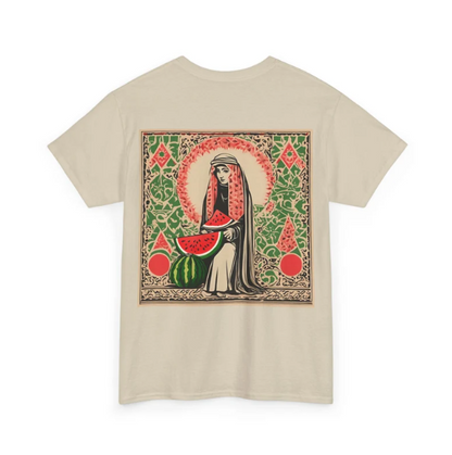 Palestine, Watermelon, Free Palestine, Traditional, Custom, Resist, T shirt, Cotton