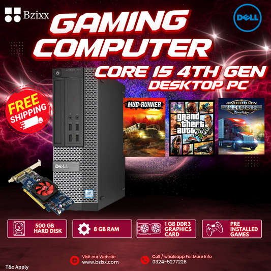 Core i5 4th gen 8gb Ram 500 Gb Harddisk 1gb Graphics card