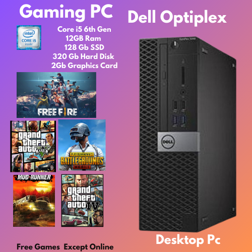 Core i5 6th Gen - 12GB Ram - 128 Gb SSD - 320 Gb Hard Disk - 2Gb Graphics Card
